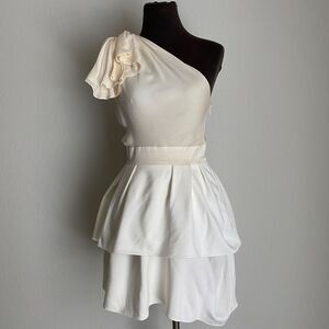 Jay Godfrey sz S off shoulder party prom mini dress